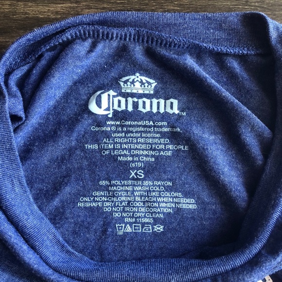 Corona Summer Tie Tank Top - Picture 2 of 2